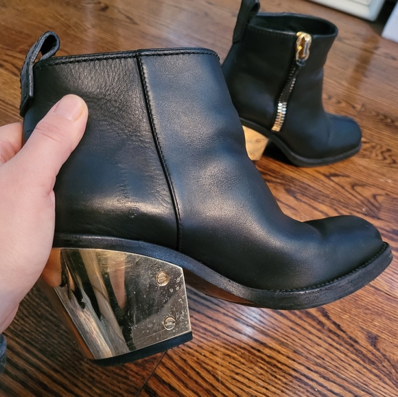 Giuseppe Zanotti Zipper Ankle Booties Sz 8 - Picture 11 of 13